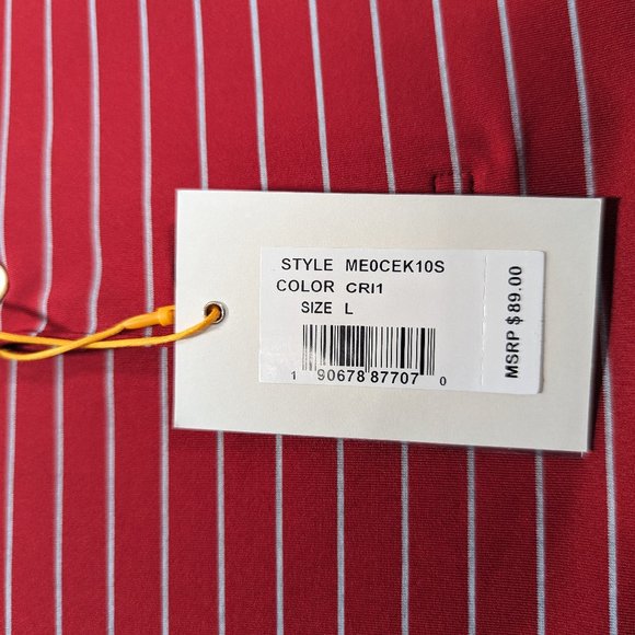 Peter Millar Men`s Summer Comfort Jubilee Performance Jersey Polo Golf Shirt L - Picture 7 of 7